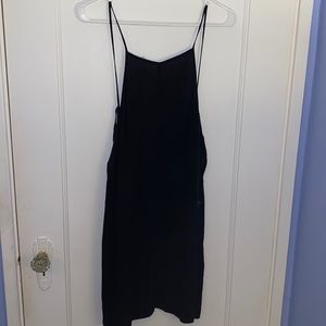 Free people open back little black dress